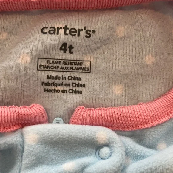 Carter’s Fleece Footie Pajamas - Picture 4 of 5